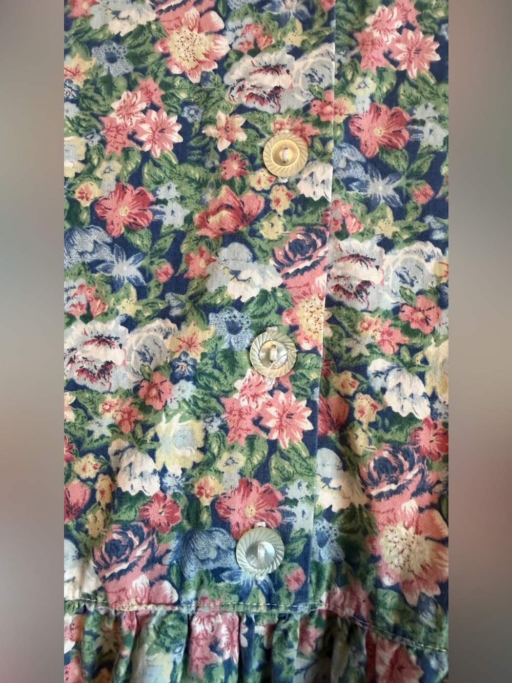 Vintage 90’s Lady Footlocker 100% Cotton Cottagecore Teachercore Dress - Picture 4 of 11